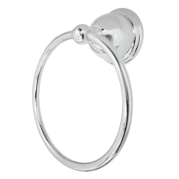 Restoration 6" Towel Ring, Polished Chrome
